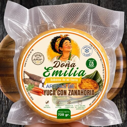 Arepa de Yuca con Zanahoria